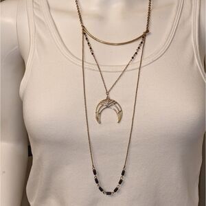 3 layer different level different necklaces